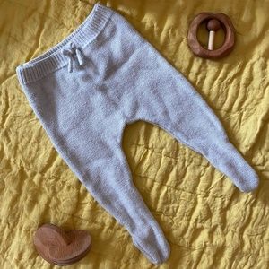 Zara cream footie pants
